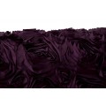 Moderní čtvercové designové čalouněné křeslo Rosaria ve fialové barvě s potahem s motivem růží 81 cm