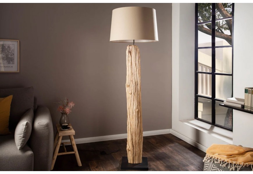Designová stylová stojací lampa Treibholz