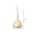 Orientální závěsná lampa Fatima kulatého tvaru z kovu ve zlaté barvě s perforací 49 cm