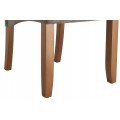 Designová klasická jídelní židle Valentino s prošívanou zahnutou opěrkou v hnědošedém odstínu taupe 110 cm