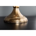 Zámecký kovový zlatý svícen  Gold Barock s pěti držáky na svíčky 40 cm