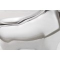 Stylové glamour extravagantní těžítko Bull v podobě býka ve stříbrné chromové barvě s hladkým lesklým povrchem 16 cm