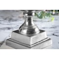 Glamour stříbrná kovová nádoba Champagne Royal s kulatým otvorem a čtvercovou podstavou 40 cm