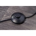 Moderní bílá kulatá vysoká lampa Helix se zatočením a stříbrnou kovovou podstavou 200 cm
