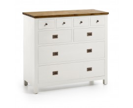 Koloniální komoda NEW WHITE combi