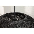 Stylová moderní závěsná lampa Cocoon černá