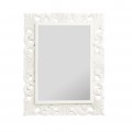 Zrcadlo NEW WHITE vintage 110x90cm