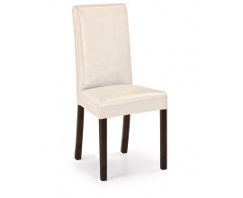 Luxusní židle BEIGE z ekokůže