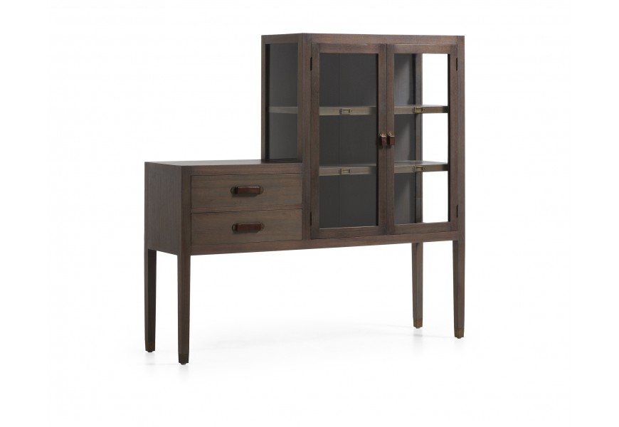 Luxusní designová vitrína SPARTAN se zásuvkami