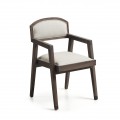 Luxusní stylová židle SPARTAN s područkami čalouněná