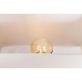 Koloniální čtvercová stolní lampa Arbaro z hnědého suarového dřeva s organickým výřezem s bílým stínítkem 58 cm