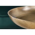 Art-deco příruční stolek Elements kulatý staro-zlatý 57cm