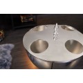Designová stříbrná nádoba na chlazení vína Perlea z kovu s elegantin pokrývkou 81cm