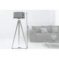 Designová stojací retro lampa Tripod černá