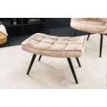 Designová taburetka Scandinavia šampaňská 61cm