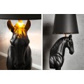 Extravagantní stylová stojací lampa Black Beauty černá 130cm