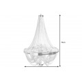 Luxusní řetízkový stříbrný lustr Razo II 70cm