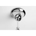Designový závěsný atypický skleněný lustr 72cm