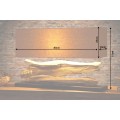 Designová stolní lampa Riverine béžová