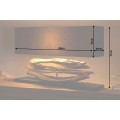 Designová jedinečná stolní lampa z naplaveného dřeva