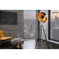 Stylová stojací lampa Big studio 160cm černá / zlatá
