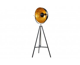 Stylová stojací lampa Big studio 160cm černá / zlatá