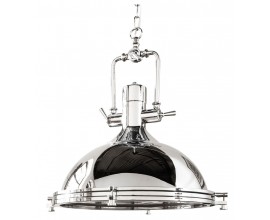 Luxusní moderní závěsné svítidlo Industrial 45cm stříbrné