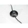 Designová moderní stojací lampa černo-zlatá