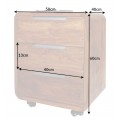 Luxusní moderní zásuvný box Terra 60cm
