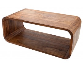 Luxusní designový konferenční stolek z masivu Circle 100cm