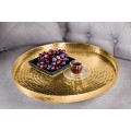 Art-deco set kulatých konferenčních stolků Elements zlatá 57cm