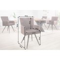 Stylová židle Roadster hnědá