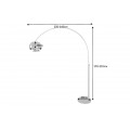 Designová moderní stojací lampa Big Bow II 170-210 cm