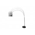 Designová moderní stojací lampa Big Bow II 170-205 cm chrom