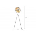 Designová originální stojací lampa Studio 140cm zlatá