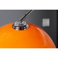 Designová jedinečná stojací lampa Big Bow II oranžová 175 - 205cm