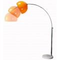 Designová jedinečná stojací lampa Big Bow II oranžová 175 - 205cm