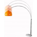 Designová jedinečná stojací lampa Big Bow II oranžová 175 - 205cm