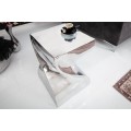 Extravagantní moderní židle Twist 45cm stříbrná