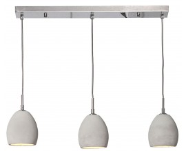 Stylová závěsná lampa Cement