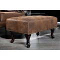 Luxusní taburetka Chesterfield Antik Look
