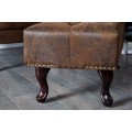 Luxusní taburetka Chesterfield Antik Look