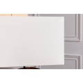 Stolní lampa Selin s dekorem z tekového dřeva ve venkovském stylu 50 cm