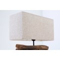 Designová stolní lampa Periferní 40cm béžová
