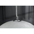 Luxusní elegantní závěsné svítidlo Glow bílo-stříbrné 50cm