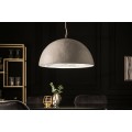 Luxusní elegantní závěsné svítidlo Glow bílo-stříbrné 50cm