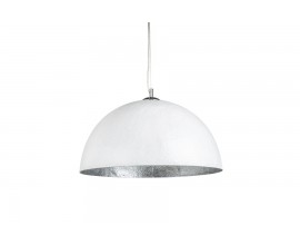 Luxusní elegantní závěsné svítidlo Glow bílo-stříbrné 50cm