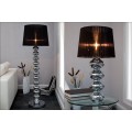 Luxusní moderní stolní lampa Mia černá