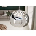 Moderní designové závěsné svítidlo Chrome Ball