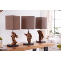 Stylová stolní lampa Hypnotic 45cm hnědá